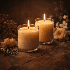 נרות שעוה בעיצובים ייחודיים